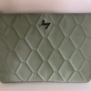 Lug Galley portfolio crossbody Satin Luxe Sage Green